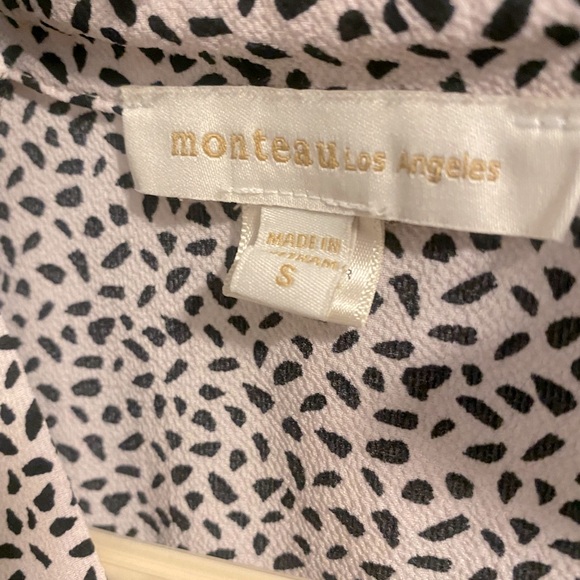 Beautiful Cream and black and cream Blouse Top - Picture 3 of 4